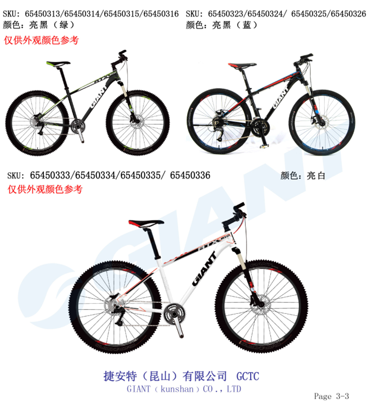 捷安特山地车价格大全,全面解析不同型号与配置的价格