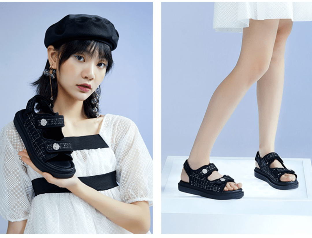 科技前卫完美融合，明星同款凉鞋引领时尚潮流