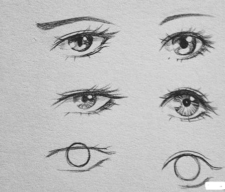 动漫眼睛绘画教程,温馨有趣的日常故事中的眼神描绘技巧