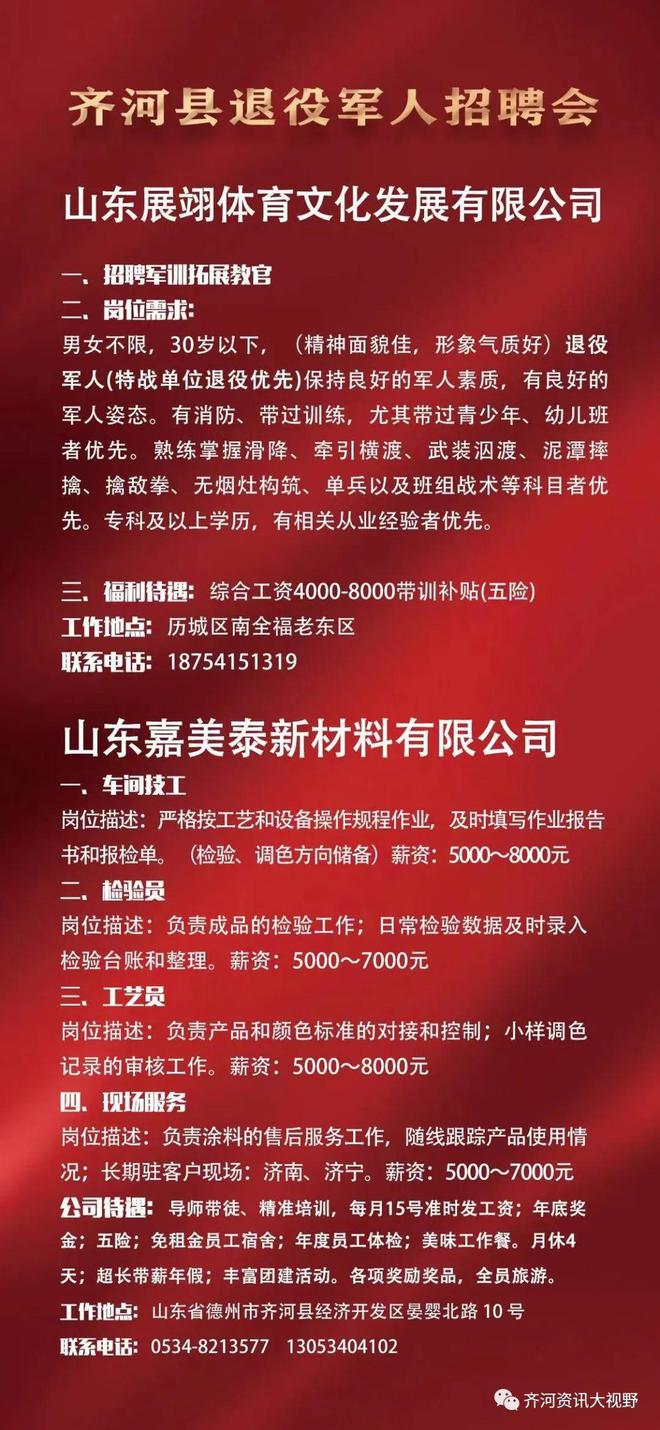 齐河招聘最新动态，时代脉搏与人才交响的交响乐章