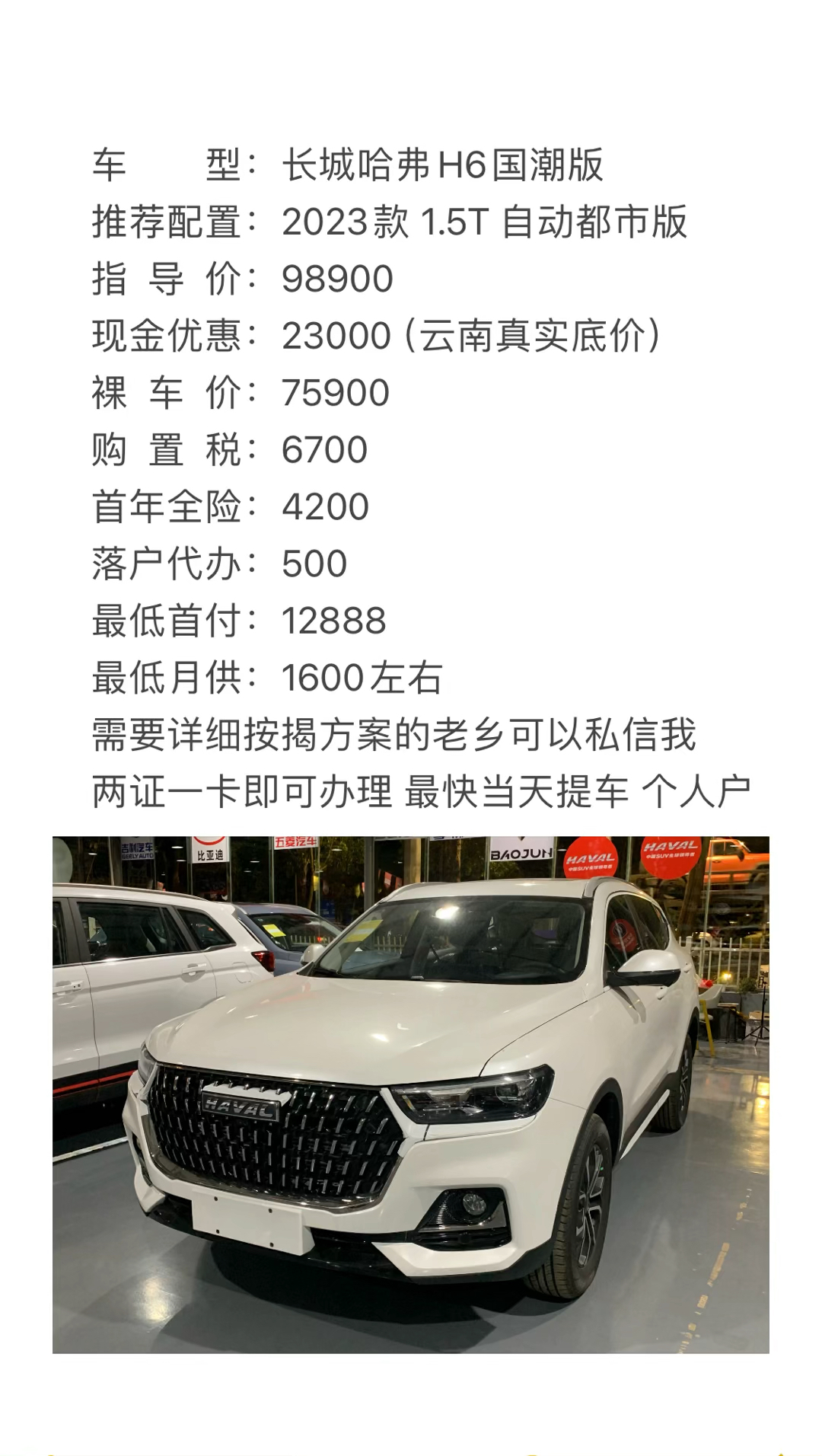 沧州哈佛H6最新报价，启程探索自然，寻求内心宁静与平和